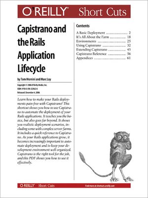 cover image of Capistrano and the Rails Application Lifecycle